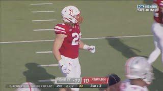 Luke Reimer Nebraska LB #28 Vs. Ohio State 2021