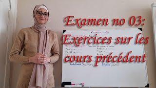 Examen no 03 sur la langue turc 
