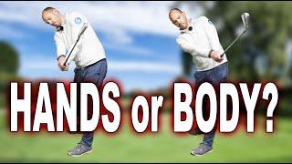 How to RELEASE the Golf Club - Hand Release VS Body Rotation Release