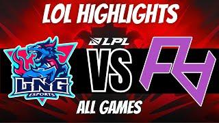 LNG vs RA - Highlights - ALL GAMES  LPL Summer 2023