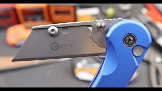 A Premium Work Knife The CIVIVI Elementum Utility Knife takes replaceable blades to the next level