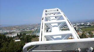 Full Throttle Front Seat POV 2023 FULL HD Six Flags Magic Mountain