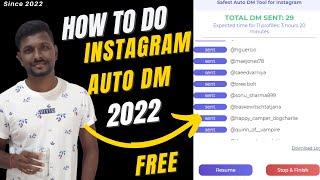 How To Send Auto DM On Instagram  Free and simple method in 2022