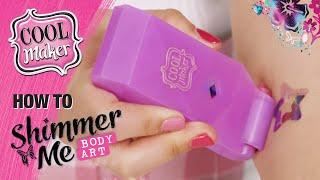 How to style flawless glitter tattoos with Shimmer Me Body Art from Cool Maker