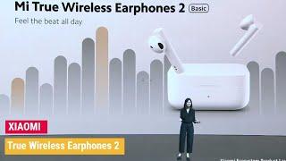 Xiaomi MI True Wireless Earphones 2 Launch event in 5 Minutes