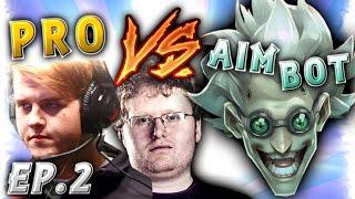 Pro Players vs Aim Botters MONTAGE Ep.2  Overwatch Seagull and Taimou vs CHEATERS