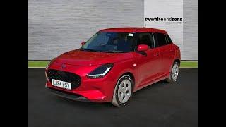 Suzuki Swift 1.2 MHEV Motion 5-Door Petrol Hybrid Manual in Burning Red with Low Mileage - LJ24 PSY