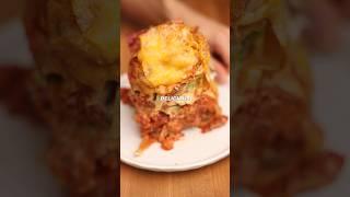 Fast food lasagna #cooking #recipe #foodasmr #food