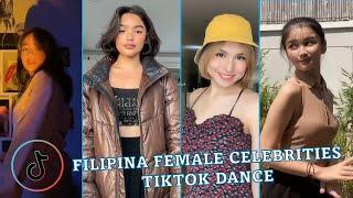 Filipina Female Celebrities TIKTOK Dance Compilation 2021