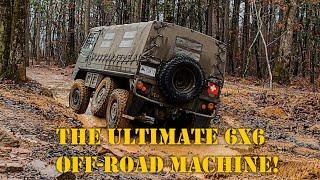 The Ultimate 6x6 Off-Road Machine - Pinzgauer and Lots of Mud