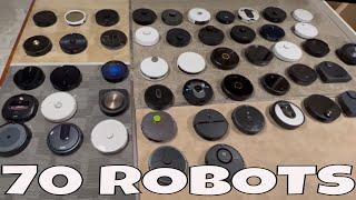 My GIGANTIC 70+ Robot Vacuum & Mop Collection - iRobot Roomba Roborock Shark Deebot Neato & MORE