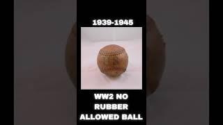 Evolution of the baseball 1800s-Present #baseball #mlb #history
