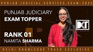 Rank 1 Punjab Judicial Services Exam 2022  Namita Sharmas Strategy To Crack Punjab PCS J Exam