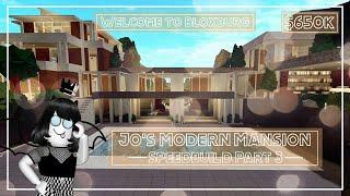 Jos Modern Mansion Speedbuild Part 33 - Roblox - Welcome to Bloxburg