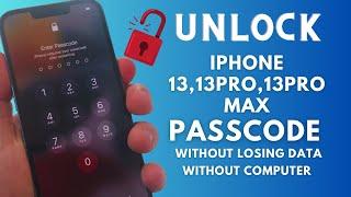 Unlock iPhone 1313 Pro13 Pro Max Passcode Without Losing Data Without Computer