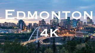 Edmonton 4K  Alberta  West Canada  Downtown  Time-Lapse  Globe Trotter