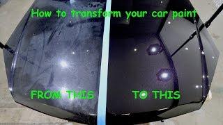 A GUIDE TO RESTORING CAR PAINT- paint decontamination paint correction & paint protection