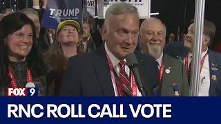 Roll call vote at Republican National Convention