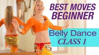 Best BEGINNER MOVES - How to Belly Dance CLASS 1