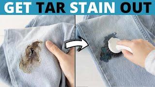 How to Remove Tar Stains from Clothes  Get Tar Out of Jeans