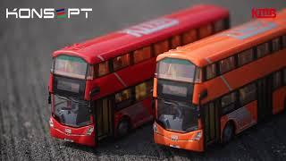 KONSEPT 143 KMB LWB Volvo B8L 遙控雙層巴士 K800 K801 by Playable