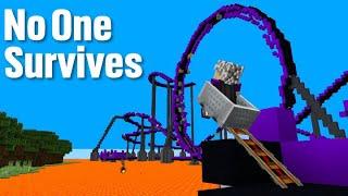 I Built Minecrafts Deadliest Roller Coaster