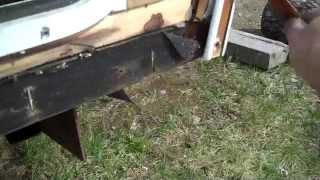 CAMPER TRAVEL TRAILER RV REPAIR DIY floor and joist rot