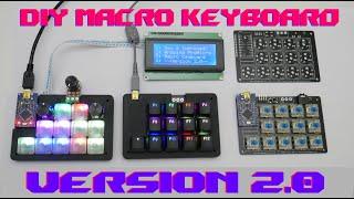 Arduino Pro Micro Macro Keyboard Version 2.0   DIY Macro Pad for Professional Keyboard Slayers