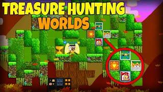 Treasure Hunting in Banned Players Worlds Crazy Profit - Growtopia