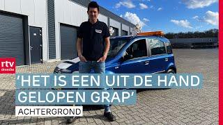 Jason pimpt zijn Fiat Panda tot mini-vrachtwagen  RTV Drenthe