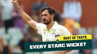 Best of the 2022-23 Tests Every Mitch Starc wicket  KFC Top Aussie Deliveries