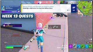 Challenge a Character to a duel and defeat them  Fortnite C3 S3  Week 13 Quest