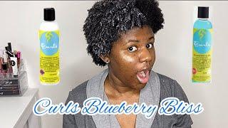 Wash N Go on SHORT Natural Hair CURLS Blueberry Bliss Review