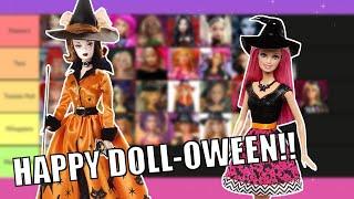 Tier Ranking Halloween Barbies