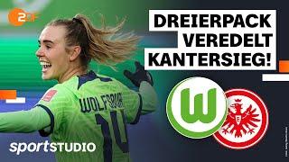 Wolfsburg – Eintracht Frankfurt Highlights  Frauen-Bundesliga 9. Spieltag 202223  sportstudio