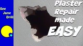 How to Repair a Hole in Plaster with Drywall