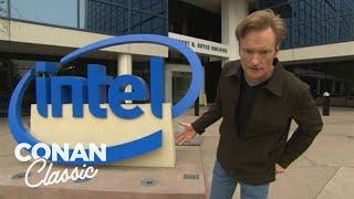 Conan Visits Intels Headquarters  Late Night with Conan O’Brien