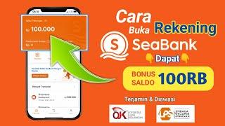 cara mudah buka rekening seabank via shopee  daftar seabank dapat bonus saldo 100rb