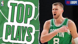 LETHAL from Porzingis   ALL of his best plays for the Boston Celtics so far this season