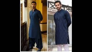 Choose Wahaj Ali Vs Feroze Khan same colour dress 