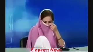 Pakistani anchor behind the camera funny clip