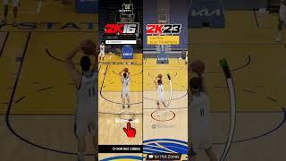 NBA 2K23 Best Jumpshot Comparison  NBA 2K Evolution 2K23 vs 2K16 