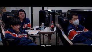 psg lgd reaction to team spirit eliminating team secret in ti10