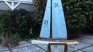 Vintage RC Zeilboot Sailboat Marblehead M-class ?