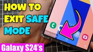  Galaxy S24S24+Ultra Fix How to Exit Safe Mode in Seconds 