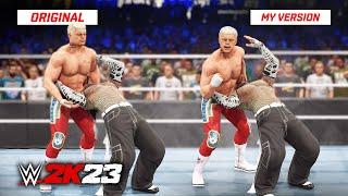 WWE 2K23 I Made “NEW” Moves “Original vs My Version” Comparison