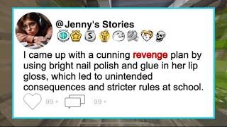 Revenge plan with nail polish and glue backfired causing stricter school rules #divorce #reddit