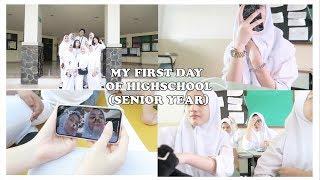 MY FIRST DAY OF HIGHSCHOOLSENIOR YEAR  INDONESIA