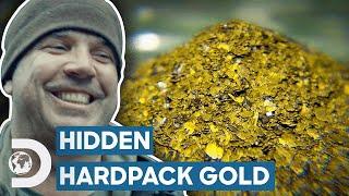 Chunky Gold Nuggets Hidden Inside Hardpack  Gold Rush White Water