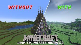 How to Install Shaders and Resource Packs - Minecraft 1.19.3 BSL Shaders Better Leaves Addon